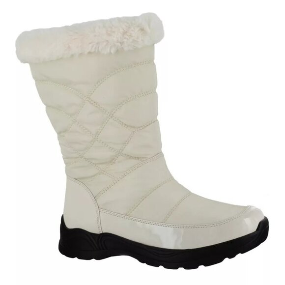 Easy Street Womens Cuddle Faux Fur Winter Boots - Picture 1 of 5